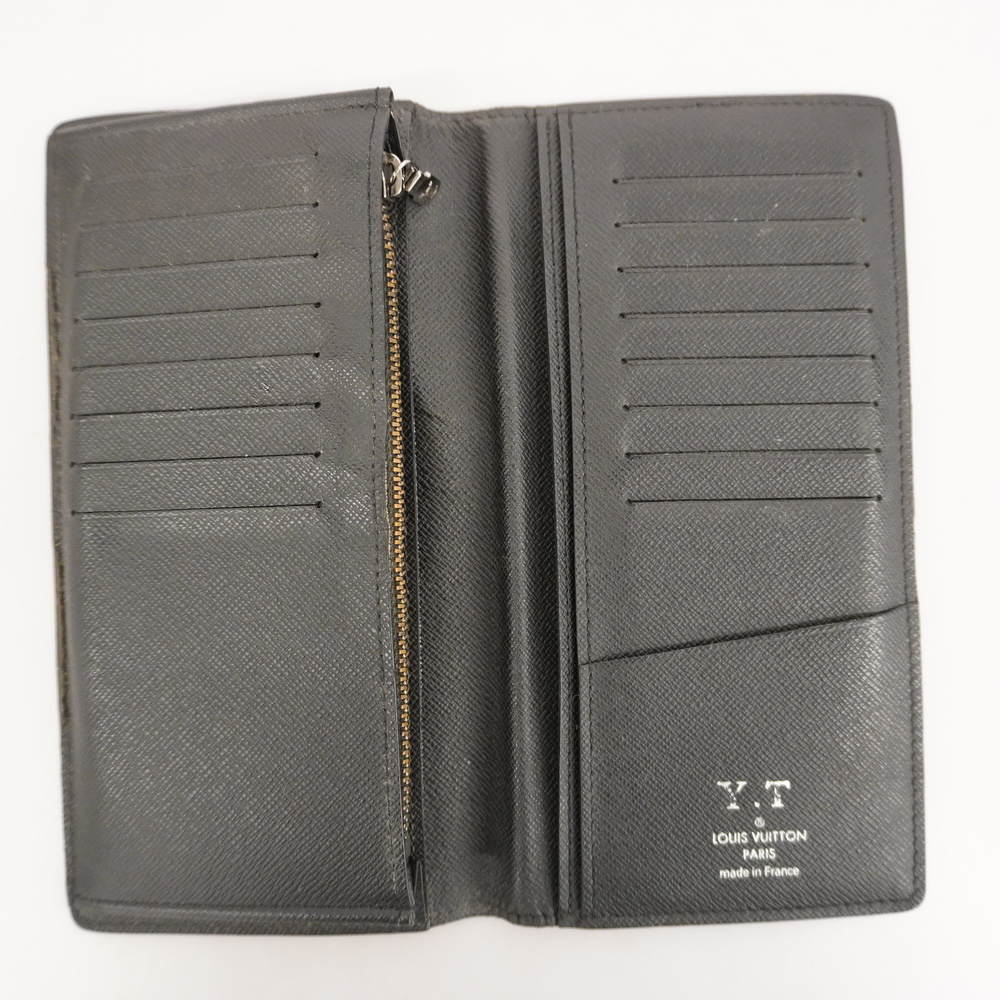 Auth Louis Vuitton Monogram Eclipse Portofeuil Brother M61697 Men's  Long Wallet - Picture 3 of 14